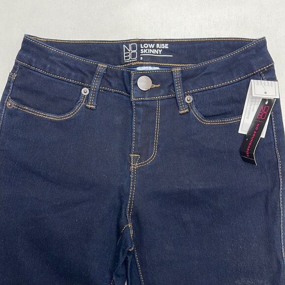 NO BOUNDARIES Women’s 5 (Juniors) Low Rise Skinny Blue Jeans - Picture 1 of 3
